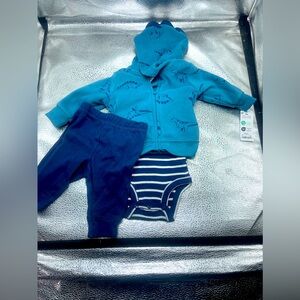 Carter’s Brand New Kids Dino Hoodie and Sweats